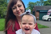 Toddler finally able to go outside after becoming first child in UK to receive special heart device