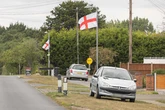 Dozens of England flags appear in Wythall amid political debate