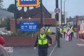 Police deny 'escorting' flags gang putting up St George's Cross in Stirchley amid angry divide