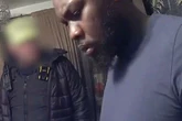 Moment officers find loaded gun in man's sock in Birmingham