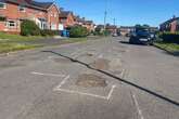 I visited UK's most pothole covered road where every 'crevasse' that is fixed two more pop-up