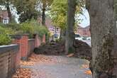 Soil mountain dumped on Acocks Green pavement forcing pedestrians into the road