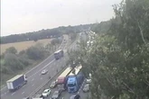 M42 multi-vehicle crash live as drivers warned of major delays