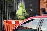 Watch mystery man in high-vis drill 'Ozzy Osbourne bat' by Crown Pub in secret stunt