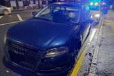 Arrest after police find Audi 'held together by duct tape'