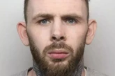 Thug strangled pregnant girlfriend in front of her two children