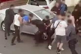 'Wild West' street brawl in Birmingham sees thug pull out machete