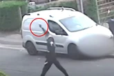 Chilling moment Birmingham gunman opens fire at people on his street