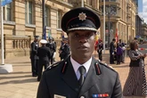 Windrush Day: Fire chief speaks poignantly at flag raising event