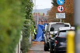 Blue tent erected in Midlands street after two children 'murdered'