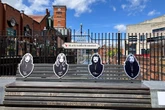 Where to find Black Sabbath Bench and Bridge in Birmingham and get a selfie via live camera
