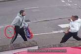 Video shows moment knife-wielding Poundland thief is tackled in street by brave passer-by