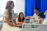 Princess Kate blows kiss to boy in heartwarming Evelina Children's Hospital visit