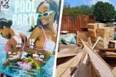 The 'sharp contrast' between Birmingham pool party vision and car park reality