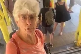 Viral video of 'rude' man blocking 80-year-old woman on stairs saying 'I'm relaxing'
