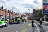 Fire breaks out at former cinema complex as public warned to 'keep away' from shopping centre