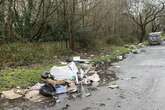 Billesley fly-tippers dump waste mountain - including a caravan