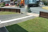 Moment binman drops dog poo on pavement during collection