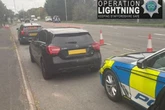 Mercedes driver and passenger held over separate crimes committed in different locations
