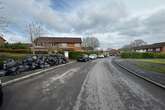 Road of two halves as bin bags piled high on city side but spotless on the other