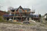 Partly-built bungalow with spectacular countryside views in West Midlands on sale at auction