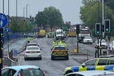 Major Selly Oak road closed live as car hits tree with huge emergency services presence
