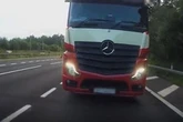 Dashcam footage shows trucker tailgate on M42 as drivers warned of £100 penalty