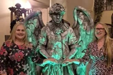 Woman holds her own funeral to celebrate her life after near-death experience - while she's still alive