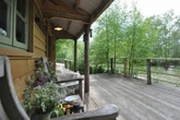 Cosy woodland cabin with log burner and lake view just a two hour drive from Birmingham