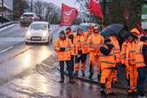 Picket line pictures show dramatic first day of Birmingham bin strikes