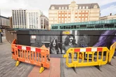 Excitement as Black Sabbath mural takes shape in Birmingham city centre