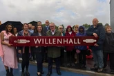 Willenhall community restores historic railway sign for new station