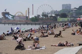 Weather maps turn orange with four regions of England hotter than Costa Del Sol