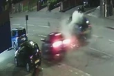 Shocking police video of fatal Sparkhill crash as detectives hunt pair who fled