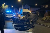 Suspected drink-driver taken to hospital after car overturns on Wolverhampton street