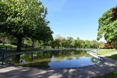 The free outdoor pool in Wolverhampton set in lovely green fields