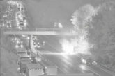 M42 closed live – traffic stopped near Tamworth due to car fire
