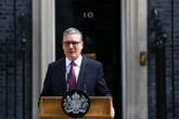 Sir Keir Starmer chokes up during speech as he pays tribute to wife and kids