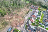 Developer plans to build more homes on Midlands estate 'cut off' by huge landslides