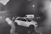 Thugs smash car windows and throw bricks at house in early hours attack