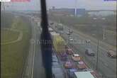 M6 Spaghetti Junction crash live as three lanes closed