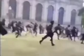 Schoolchildren brawl chaos as thug stamps on boy's head in Birmingham city centre scraps