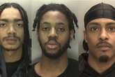 Three jailed after revolver and ammo seized after Birmingham police chase