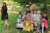 School kids gift Solihull care home two defibrillators
