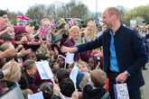 Prince William in Midlands as he jokes of 'breaking record' with kids who turn out to see him