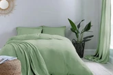 Dunelm's half price 'zero-iron' muslin duvet set that 'brings a new level of comfort to the bed'