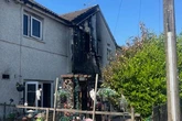 Wednesbury house left gutted after fire leaves three people fighting for their lives