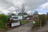 Lightning strike causes fire on school grounds as 'loud thunder scares children'