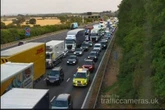 M5 northbound closed live after multi-vehicle accident - updates