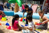 A beach is opening near Birmingham with deckchairs and fairground rides